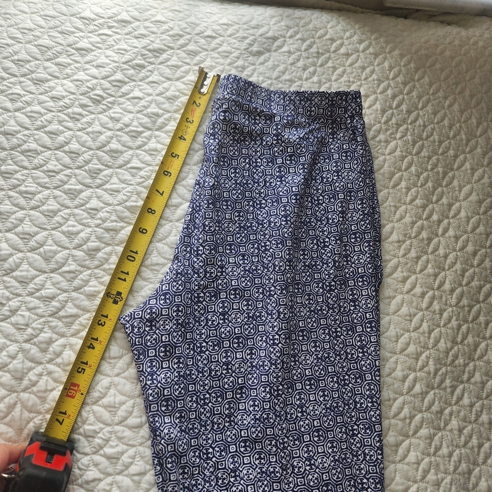 J.Mcmaghlin Blue Patterned Pants - image 6